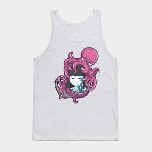 Little girl and octopus Tank Top